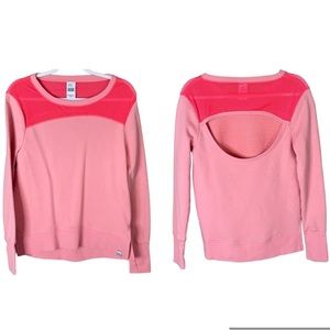 Victoria's Secret VSX Sport neon pink open back top Size Medium